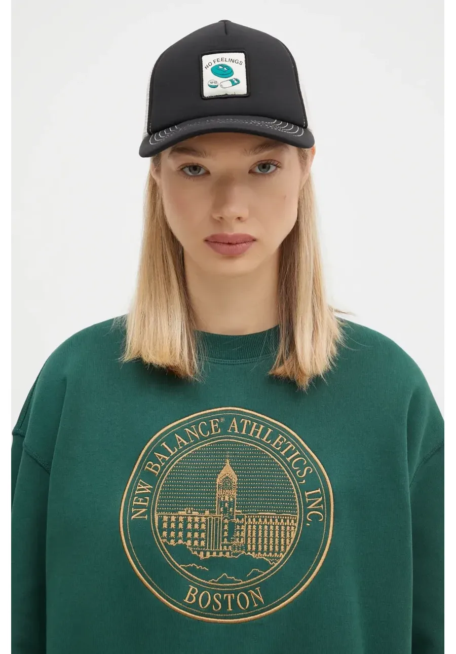 obrazek 1 No Problemo czapka z daszkiem No Feelings Trucker Cap kolor czarny z aplikacją NP90003.02