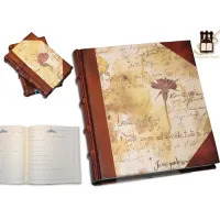 Picture Leather guest book