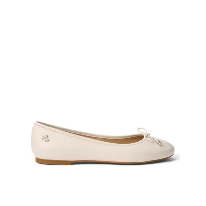 Zdjęcie LAUREN RALPH LAUREN Baleriny 802940728006 Écru