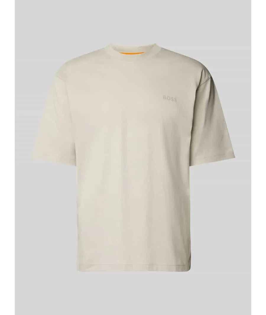 obrazek 1 T-shirt o luźnym kroju z nadrukiem z logo