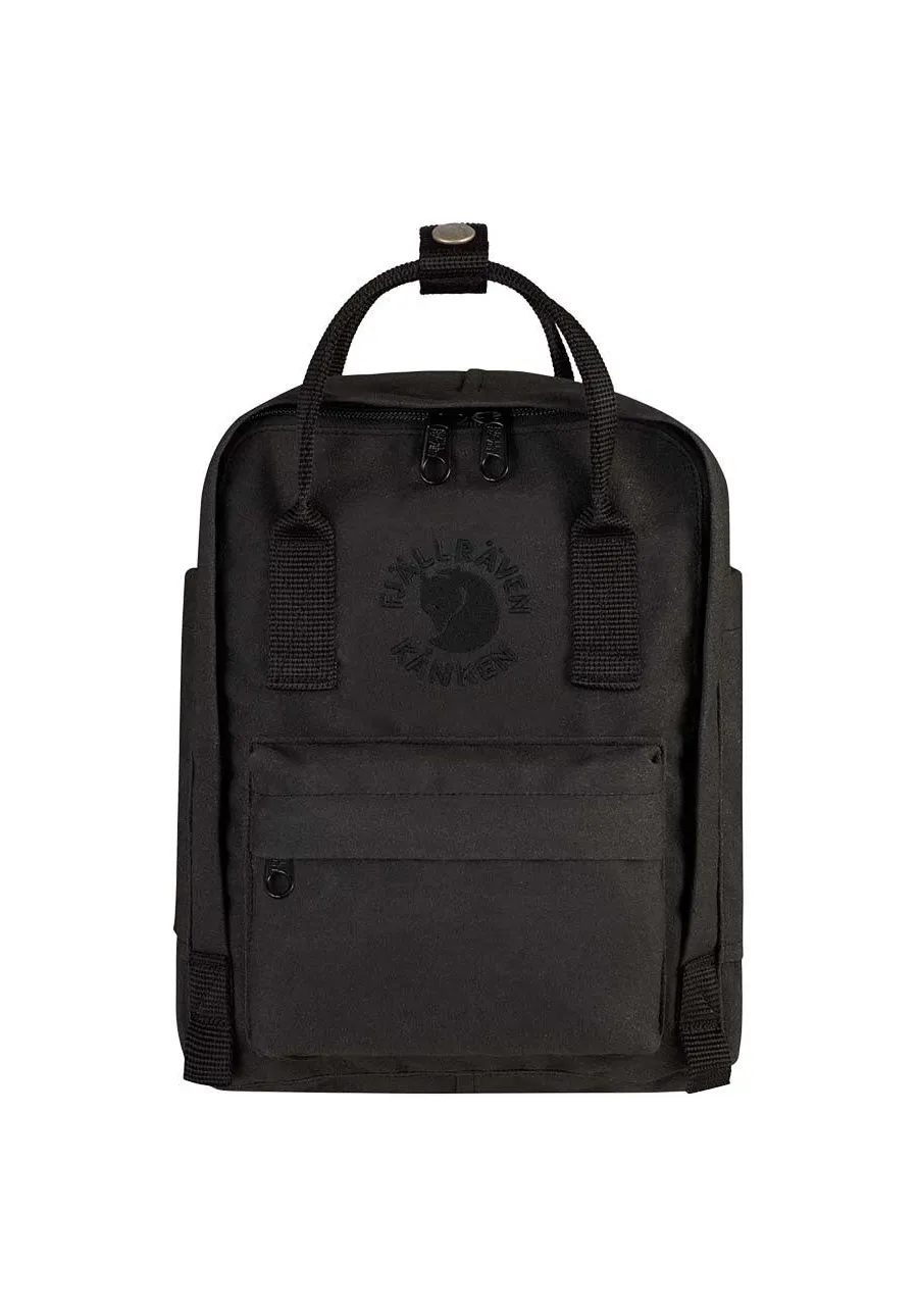 obrazek 1 Fjallraven plecak Re-Kanken Mini kolor czarny mały z aplikacją F23549