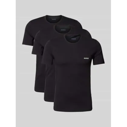 Zdjęcie T-shirt o kroju regular fit z okrągłym dekoltem w zestawie 3 szt.