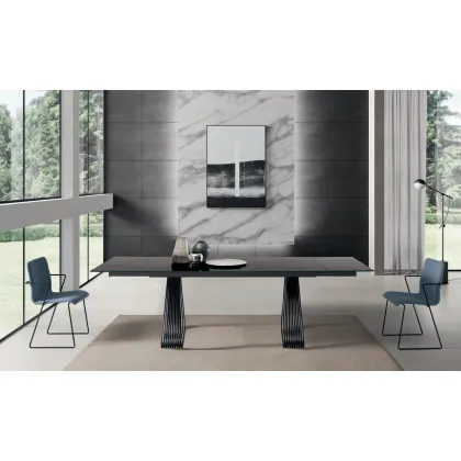 Zdjęcie Włoski salonowy rozkładany stół – Zamagna Italia