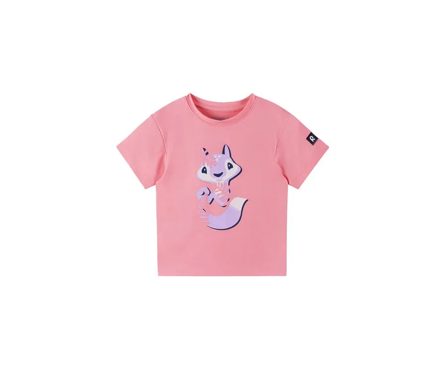 obrazek 1 Reima T-Shirt 5200351A Różowy Regular Fit