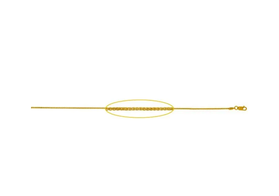 obrazek 1 Prestiżowy pleniony naszyjnik ze złota 45 cm