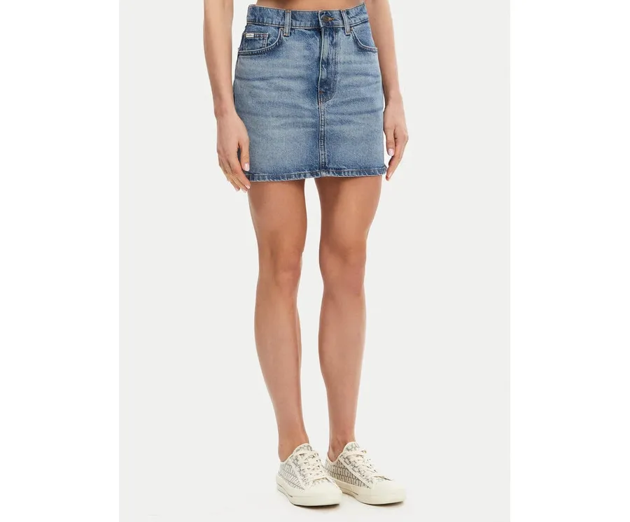 obrazek 1 Guess Jeans Spódnica jeansowa W5GD0Q D5M4A Niebieski Regular Fit