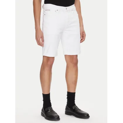 Zdjęcie Calvin Klein Jeans Szorty jeansowe J30J327536 Biały Slim Fit