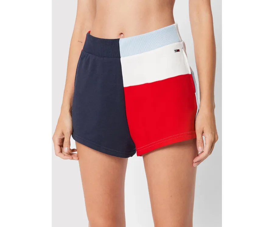 obrazek 1 Tommy Jeans Szorty sportowe Archive Blocking DW0DW13592 Kolorowy Relaxed Fit