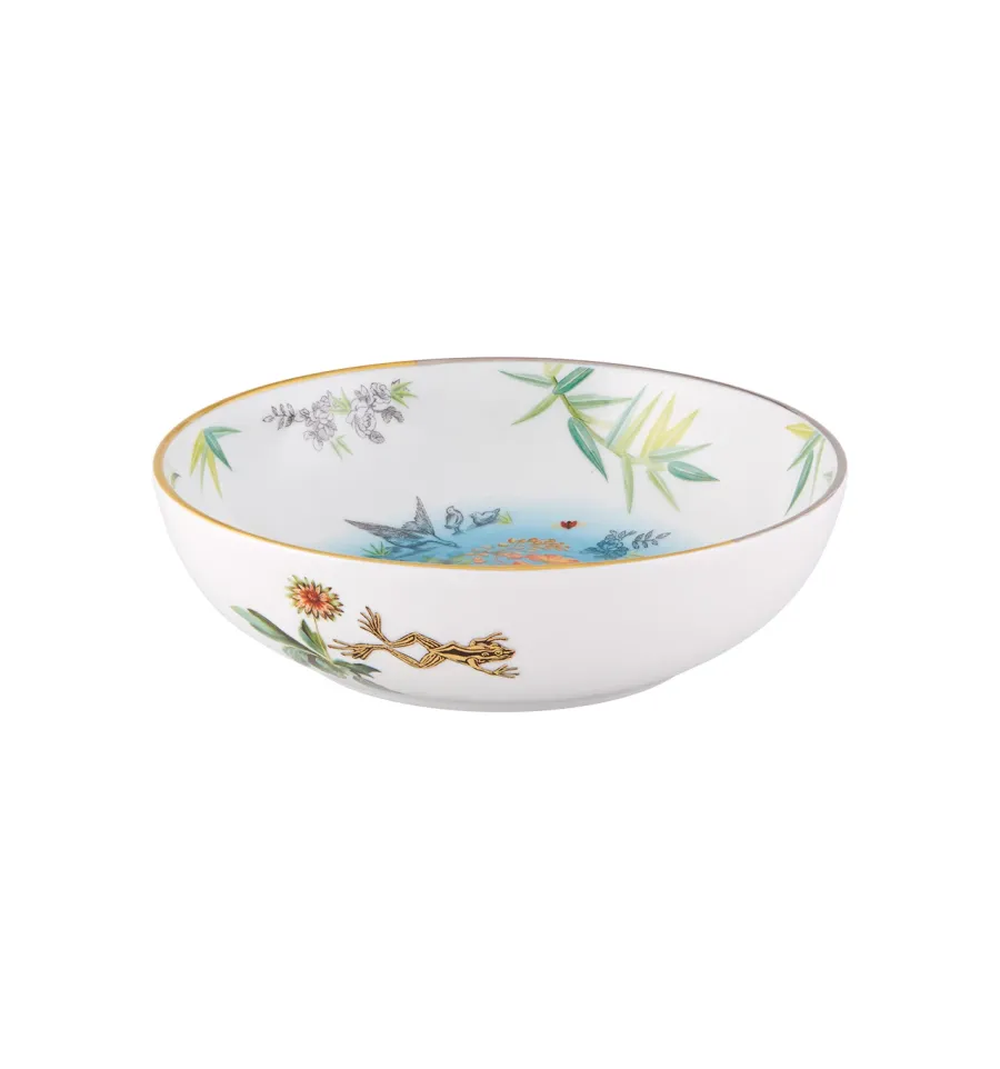 obrazek 1 Porcelanowa miska na płatki Rêveries z przedstawieniem roślin i ptaków - Vista Alegre