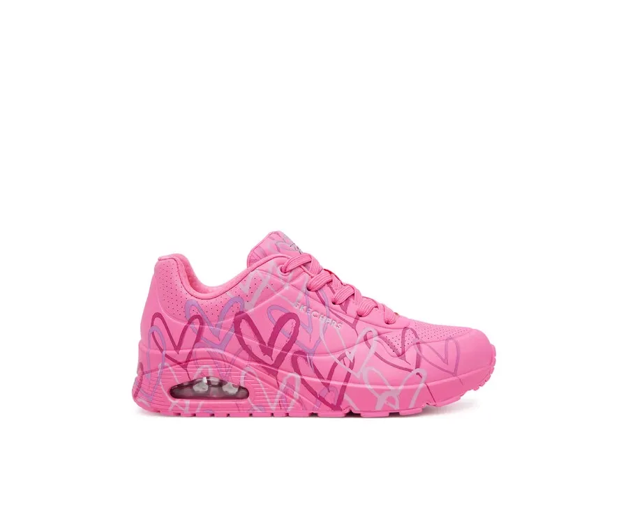 obrazek 1 Skechers Sneakersy Uno - Spread the Love 155507/HTPK Różowy