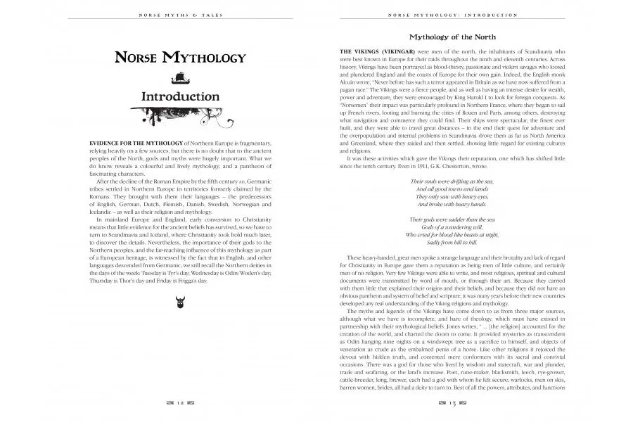 obrazek 3 Książka Norweskie mity i opowieści - Flame Tree Publishing