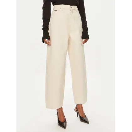 Zdjęcie Calvin Klein Jeansy K20K207270 Écru Wide Leg