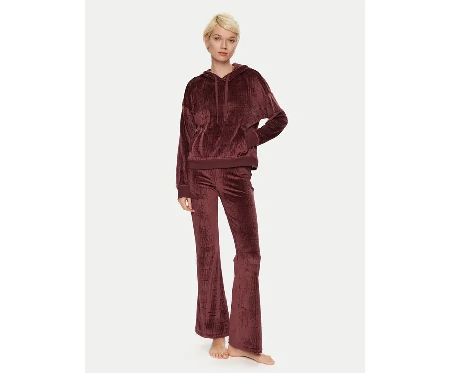 obrazek 1 DKNY Piżama YI80034 Bordowy Relaxed Fit