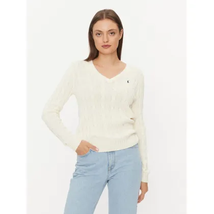 Zdjęcie Polo Ralph Lauren Sweter 211891641009 Écru Regular Fit