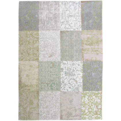 Zdjęcie Subtelny oliwkowy dywan patchwork - PALE PISTACHIO 8240