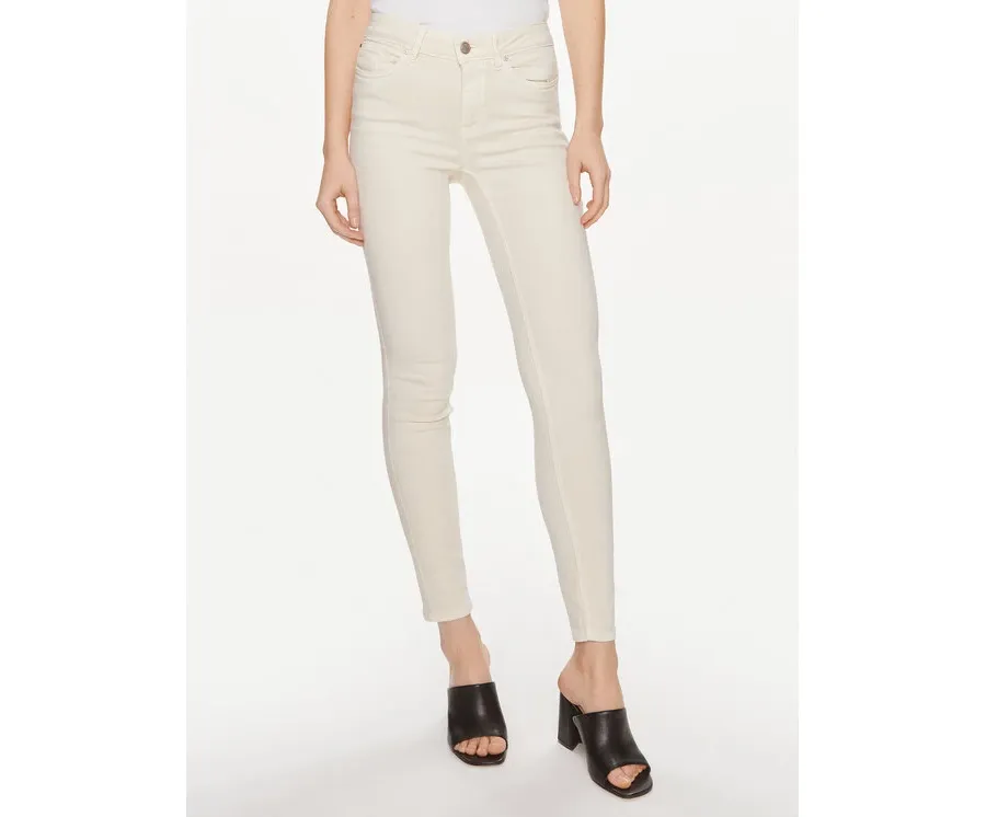 obrazek 1 Vero Moda Jeansy Flash 10307571 Écru Skinny Fit