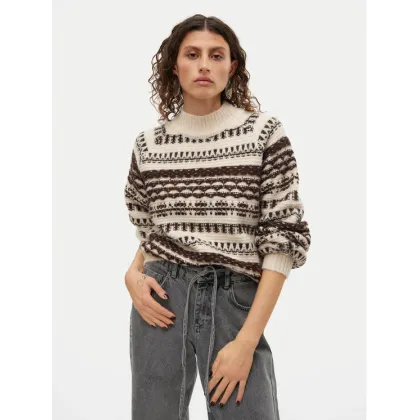 Zdjęcie Vero Moda Golf Henya 10315561 Beżowy Regular Fit