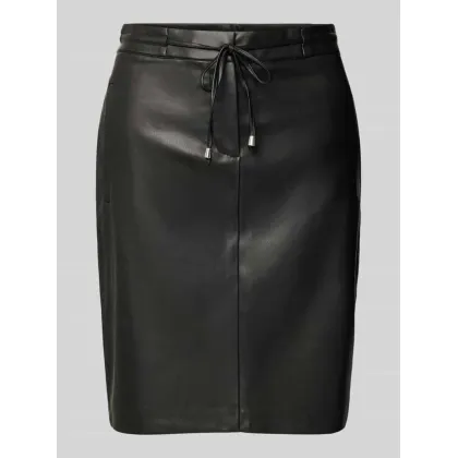 Zdjęcie Spódnica mini z imitacji skóry z tunelem