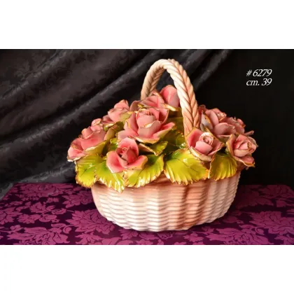 Picture Beautiful ceramic decorative basket