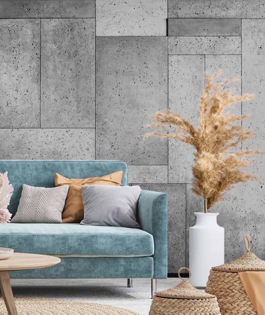 obrazek 1 do 150x80 cm LS na wymiar - (jasny popiel) - płyta z betonu architektonicznego GRC/PRC - 0,1 m2
