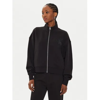 Zdjęcie Calvin Klein Jeans Bluza Satin Applique J20J223922 Czarny Relaxed Fit