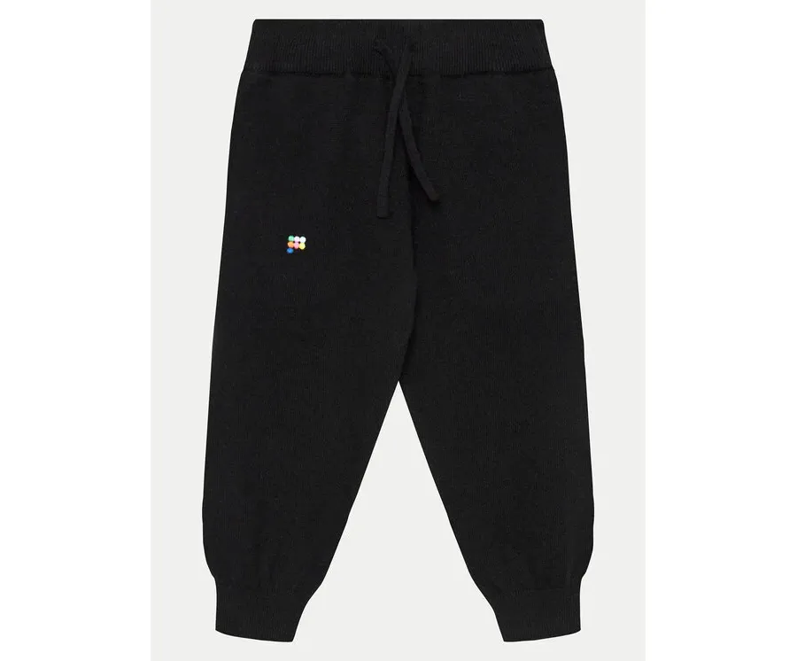 obrazek 1 Pangaia Spodnie dresowe Recycled Cashmere Czarny Relaxed Fit