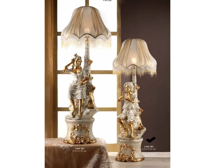 obrazek 1 Lampa chlopiec z fletem - Valle d'oro Patchi