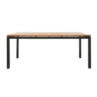 Picture A minimalist, rectangular table for the dining room or outdoors
