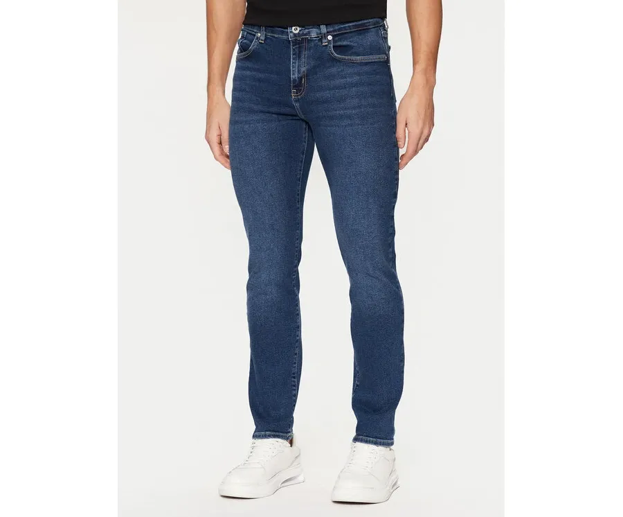 obrazek 1 Karl Lagerfeld Jeans Jeansy A1M10005 Granatowy Skinny Fit