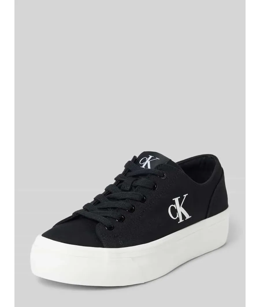 obrazek 1 Calvin Klein Jeans Tenisówki Vulc Flatform Low Cv Mg YW0YW01763 Czarny