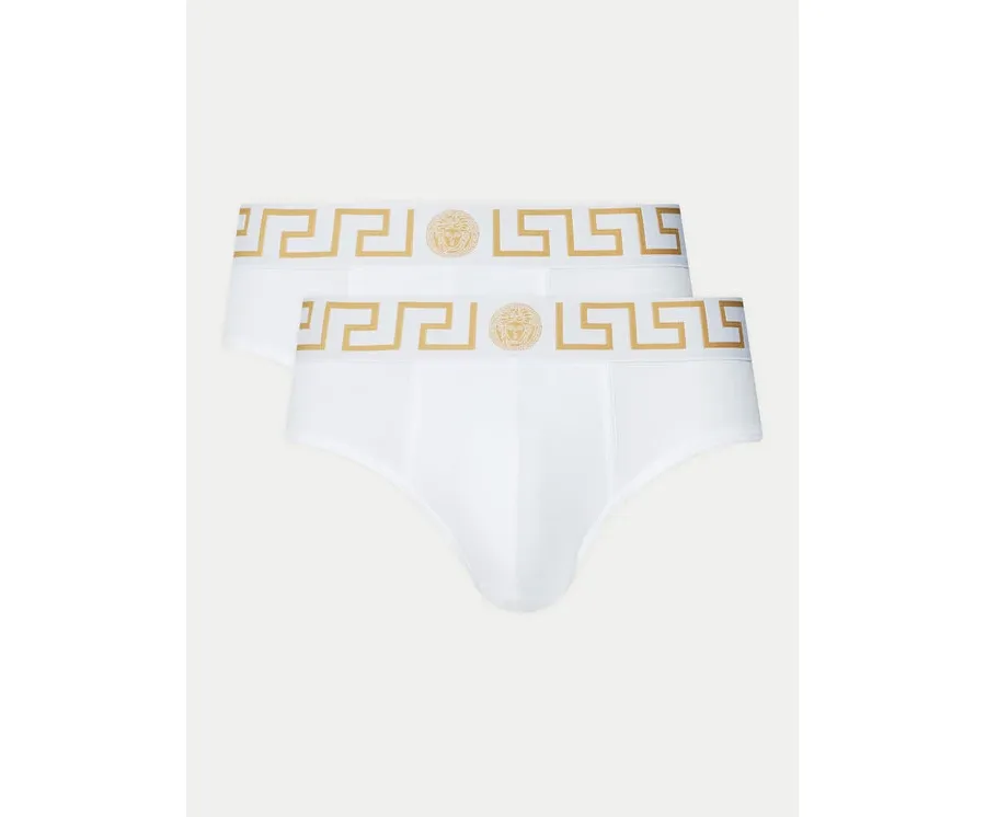 obrazek 1 Versace Komplet 2 par slipów AU10180 1A10011 Biały