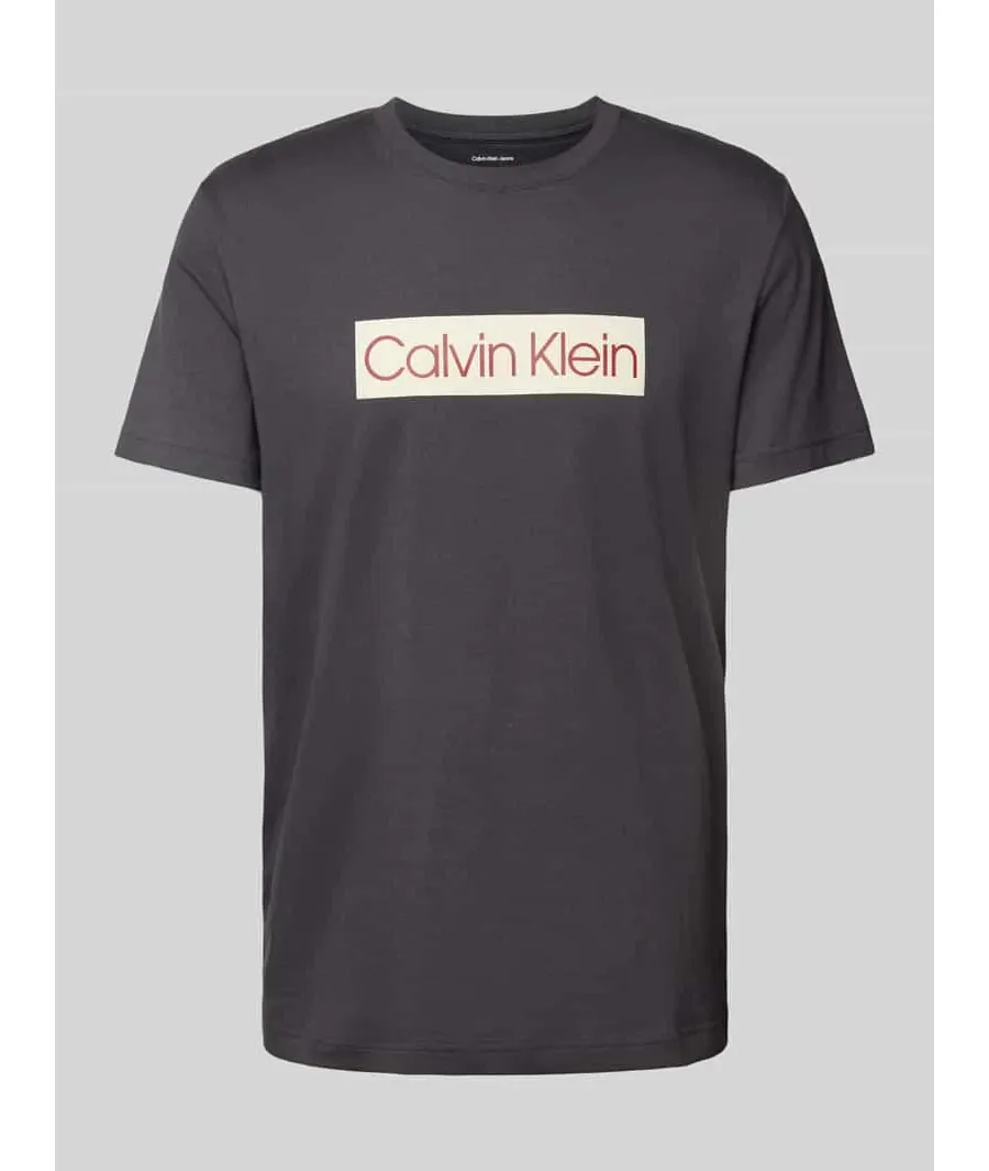 obrazek 1 Calvin Klein Jeans T-Shirt J30J327472 Szary Regular Fit