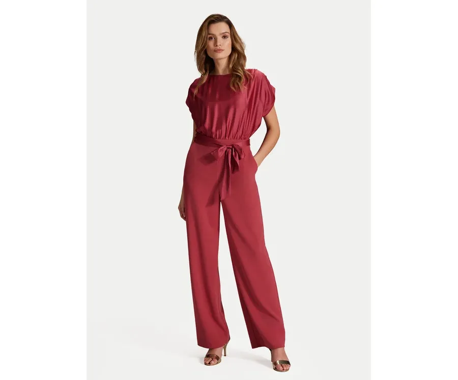 obrazek 1 Swing Kombinezon 3AG01000 Czerwony Loose Fit