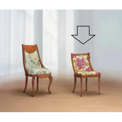 Zdjęcie Ekskluzywne krzesło w stylu antycznym do salonu - Morello Gianpaolo