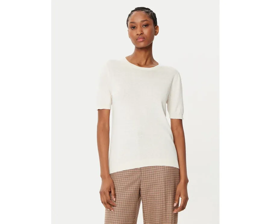 obrazek 1 Weekend Max Mara Sweter Zibetto 2515361041 Écru Regular Fit