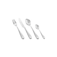 Picture Original Italian 39-piece Natura cutlery set made of stainless steel