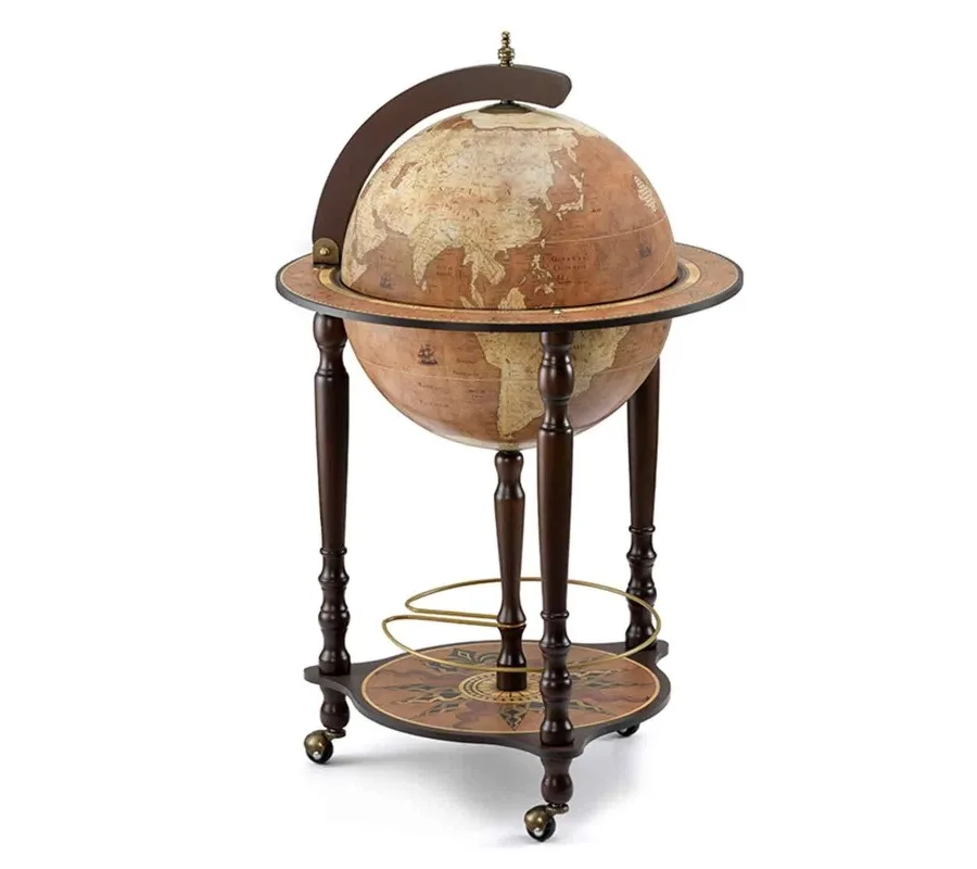 picture 2 Zoffoli Aria 40 cm White/Metalic floorstanding globe 