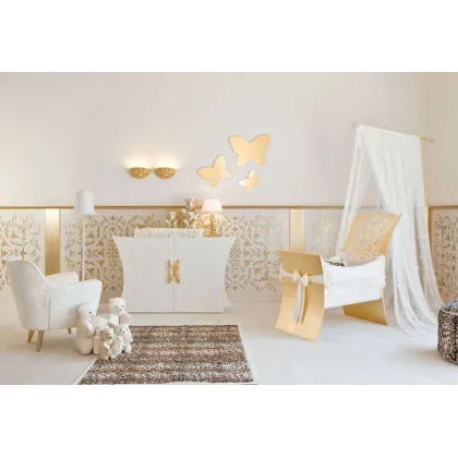 Zdjęcie Luksusowy komplet mebli do pokoju niemowlęcego - Halley