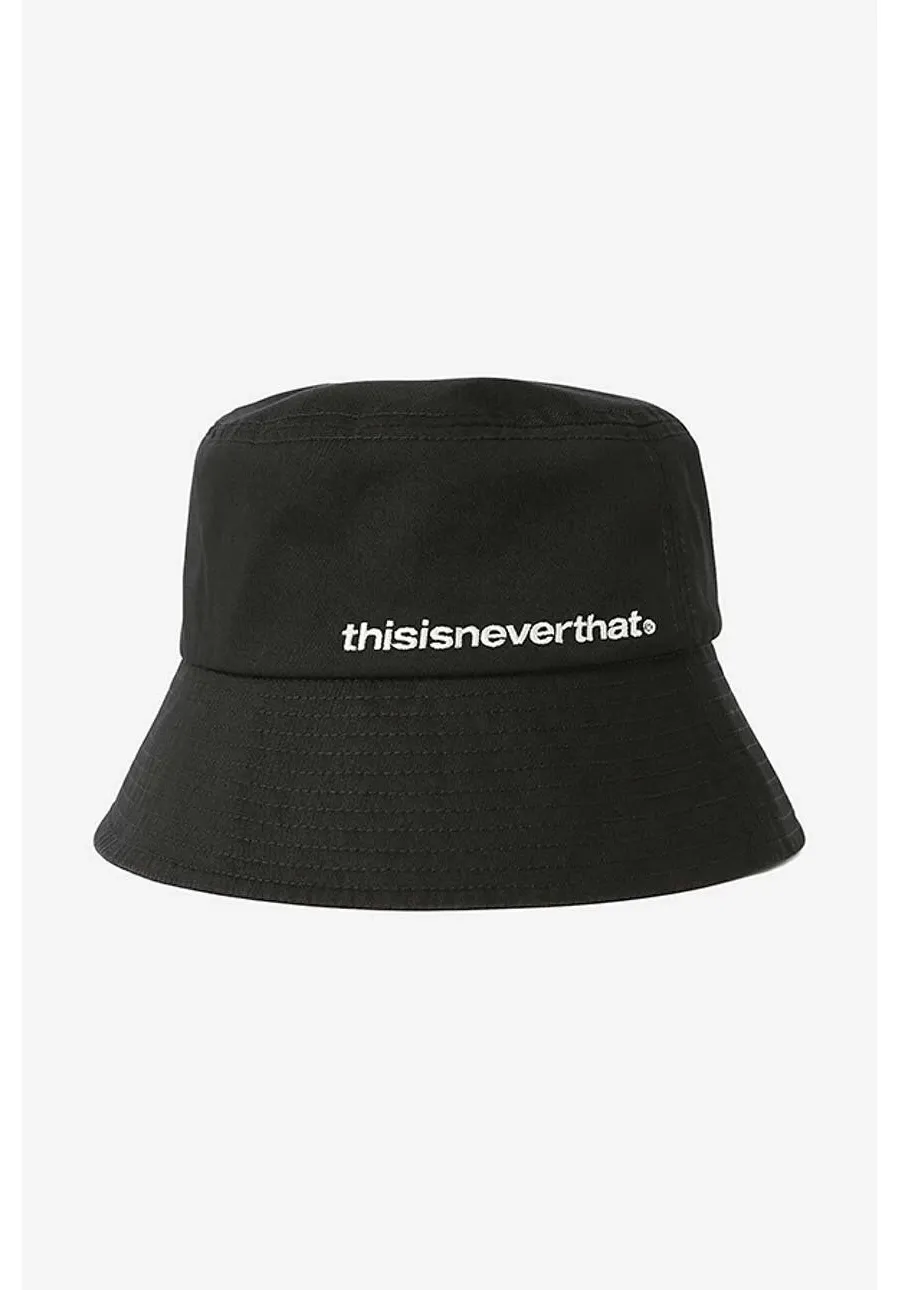 obrazek 1 thisisneverthat kapelusz bawełniany Long Bill Bucket Hat kolor czarny bawełniany TN221WHWBK02-BLACK