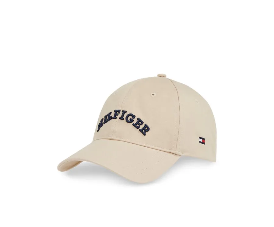 obrazek 1 Tommy Hilfiger Czapka z daszkiem Th Monotype Soft 6 Panel Cap AM0AM13165 Beżowy