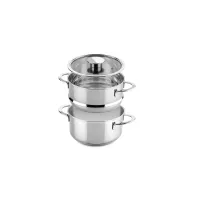 Picture Stylish stainless steel steamer