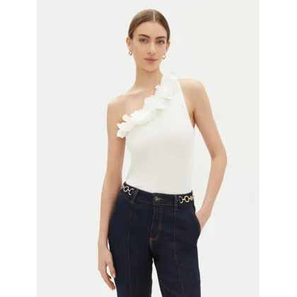 Zdjęcie Fracomina Top FR25ST2018J46301 Écru Regular Fit