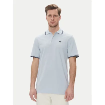 Zdjęcie Wrangler Polo 112362830 Błękitny Regular Fit