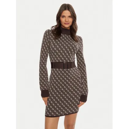 Zdjęcie Guess Sukienka dzianinowa Lise W4BK43 Z37K0 Brązowy Regular Fit
