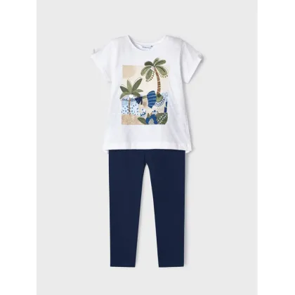 Zdjęcie Mayoral Komplet t-shirt i legginsy 3783 Granatowy