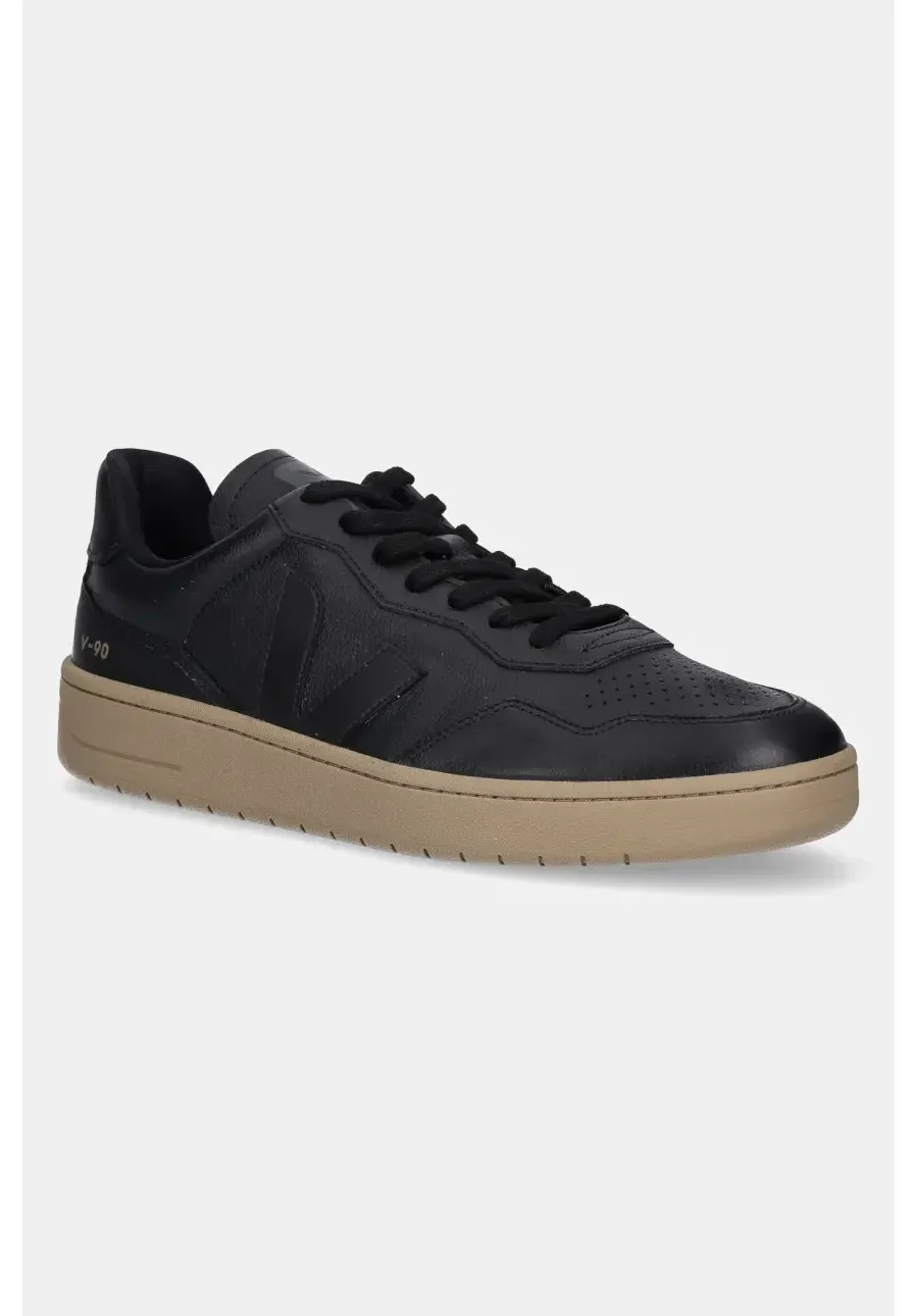 obrazek 1 Veja sneakersy skórzane V-90 męskie kolor czarny VD2003896B