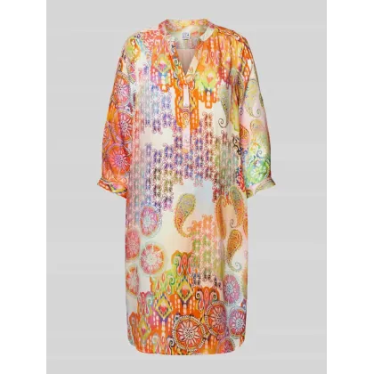 Zdjęcie Sukienka tunikowa o długości do kolan z rękawem o dł. 3/4