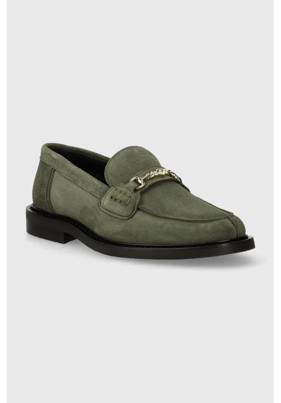 obrazek 1 Filling Pieces mokasyny zamszowe Loafer Suede męskie kolor zielony 44222791926