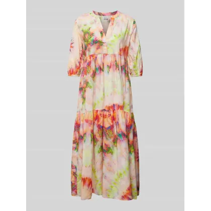 Zdjęcie Sukienka midi z rękawami o dł. 3/4