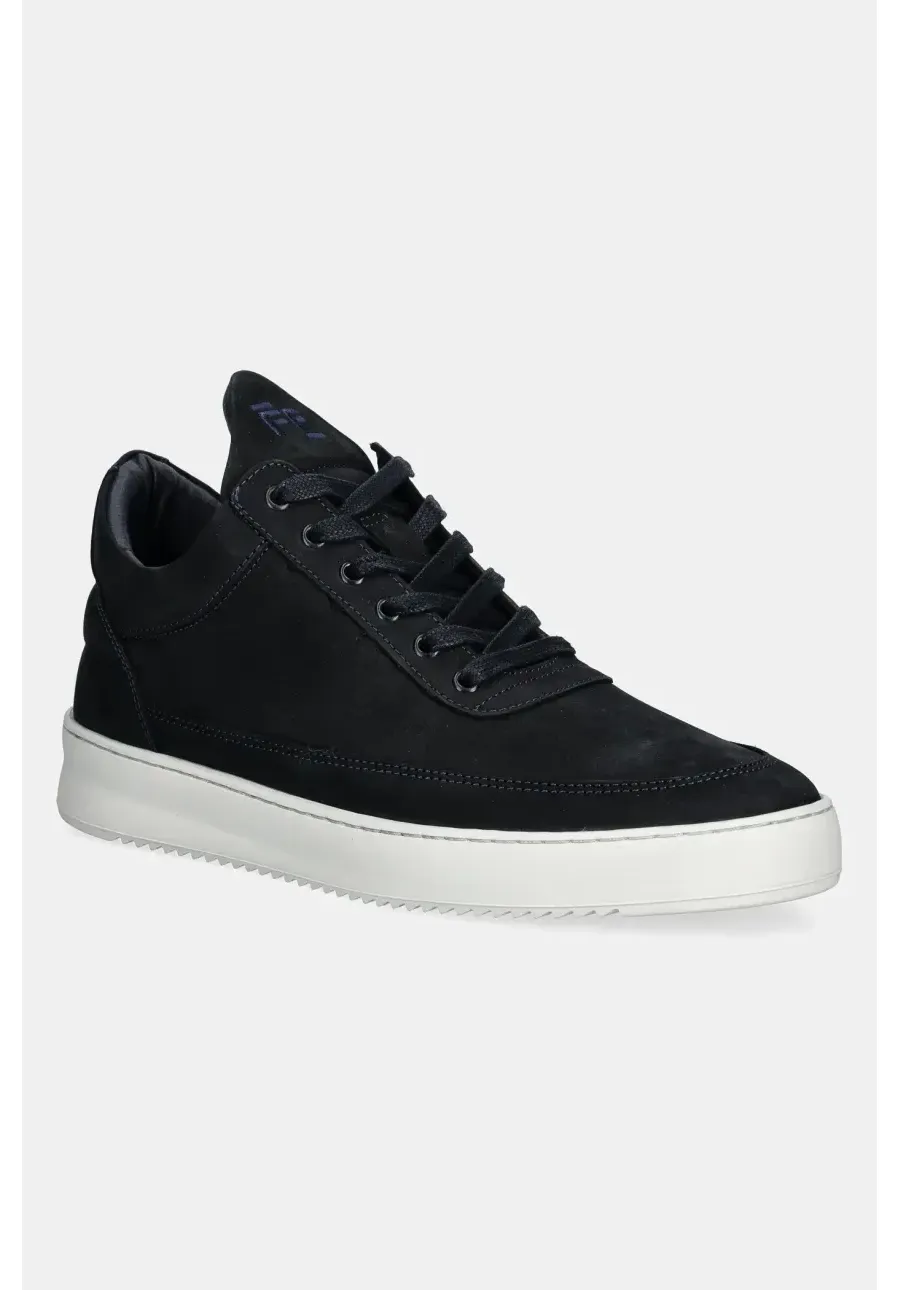 obrazek 1 Filling Pieces sneakersy nubukowe Low Top Ripple Nubuck kolor granatowy 10122841658